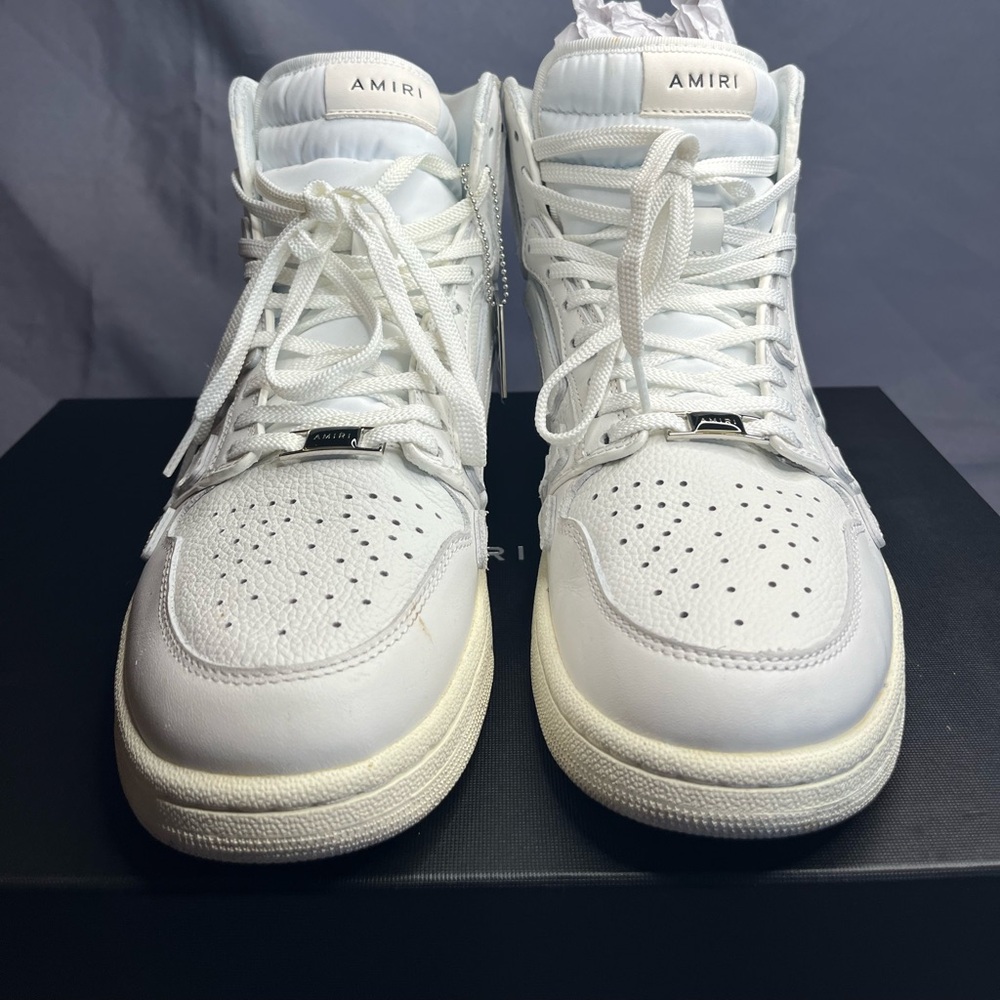 Amiri Amiri Skel Top High 'Triple White' Men’s size 43
